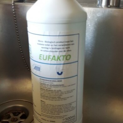 BioTECK Eufakto voor afvoer, tank en chemisch toilet