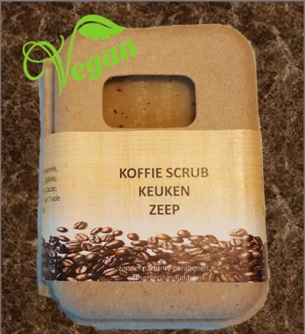 Koffie-scrub keukenzeep